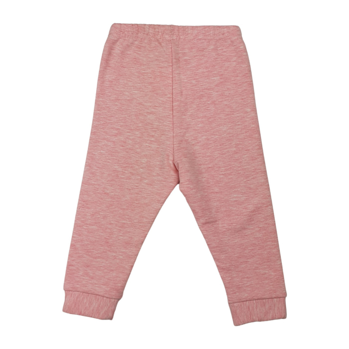 LEGGINGS FELPA ROSA MELANGE