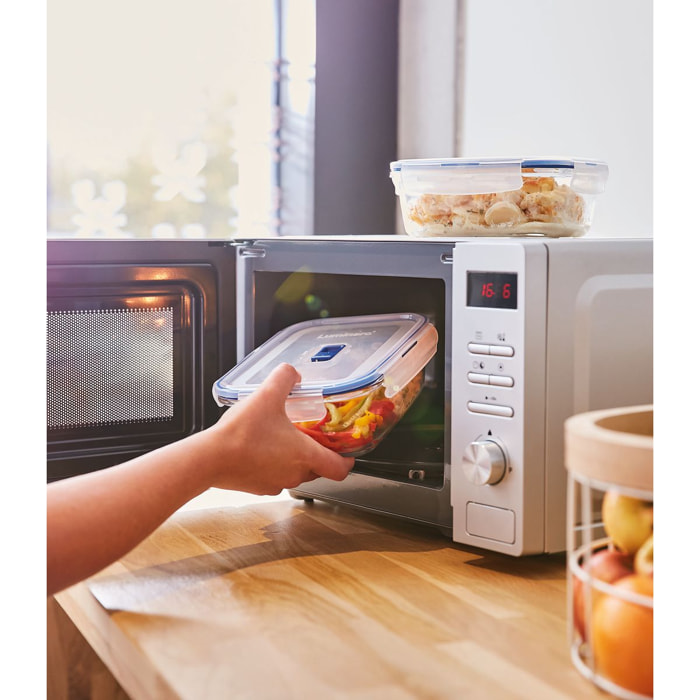 Barattolo ermetico rettangolare 122 cl Pure Box Active - Luminarc