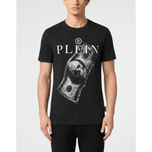 PHILIPP PLEIN Camiseta de cuello redondo y manga corta SKULL