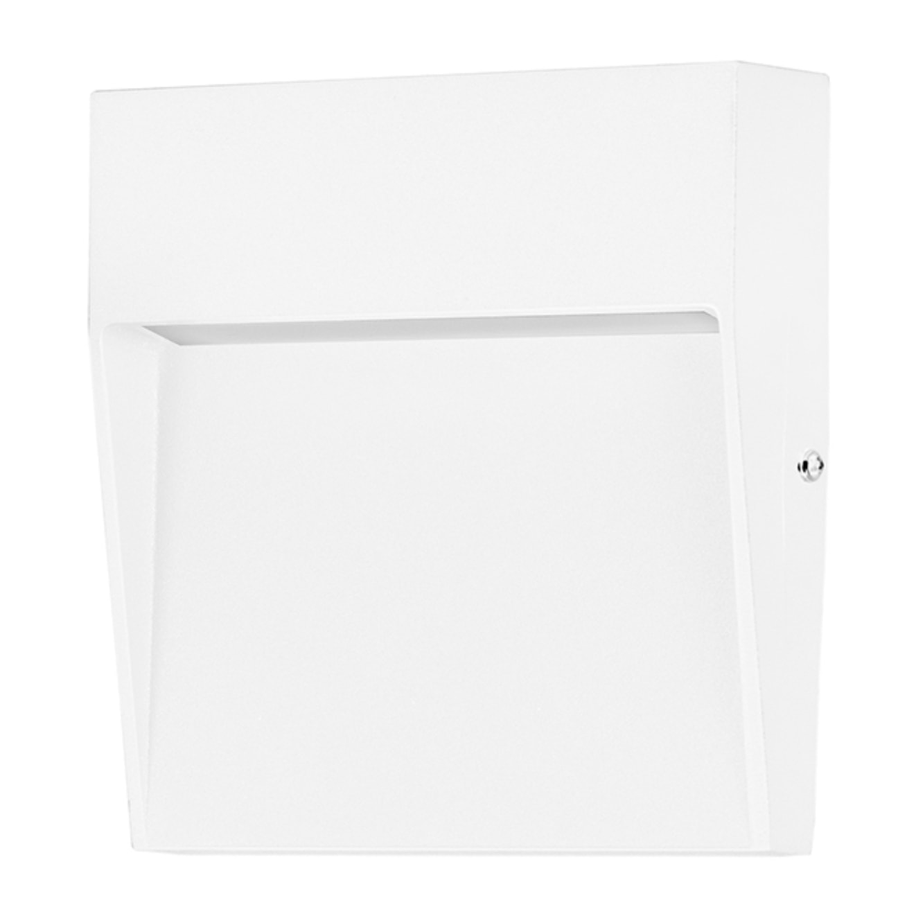 FORLIGHT Nod Square - Foco LED Exterior IP65 de Superficie para Pared. Lámpara de Pared para Señalizar Caminos | Escaleras y Ro