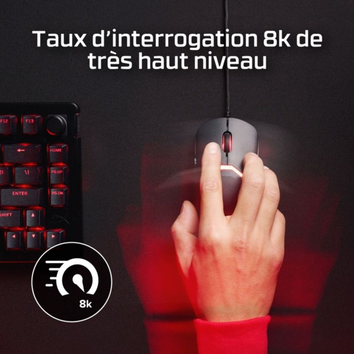 Souris Gamer Filaire HYPERX Pulsefire Saga