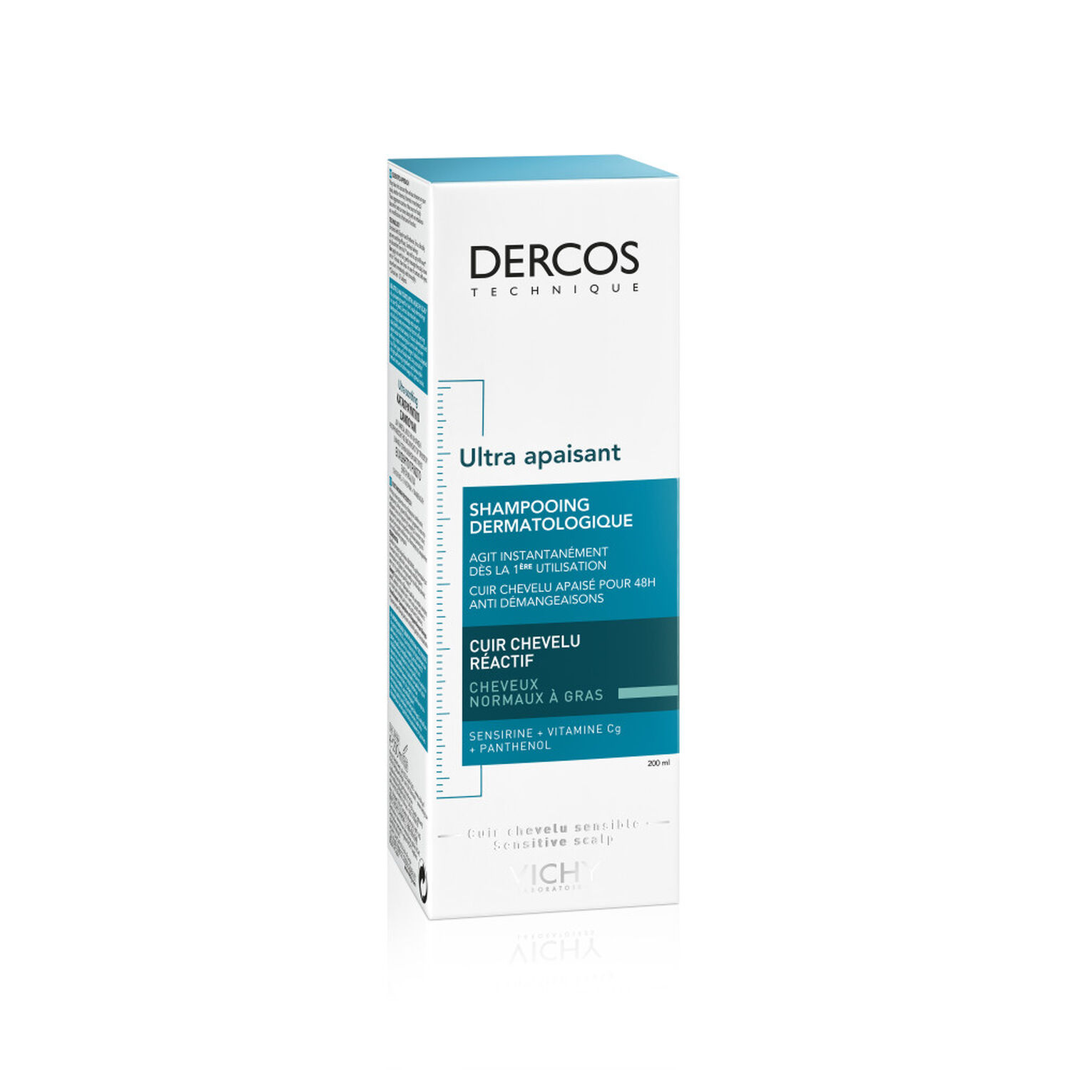Dercos Technique Shampooing Ultra Apaisant  - Cheveux Gras 200 ml