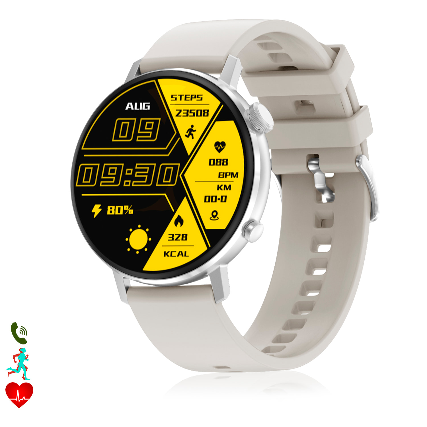 Smartwatch DT88 MAX, pantalla AMOLED 1.45" 466*466 px, asistente de voz, llamada bluetooth, más de 150 modos de deporte y monitor de salud.