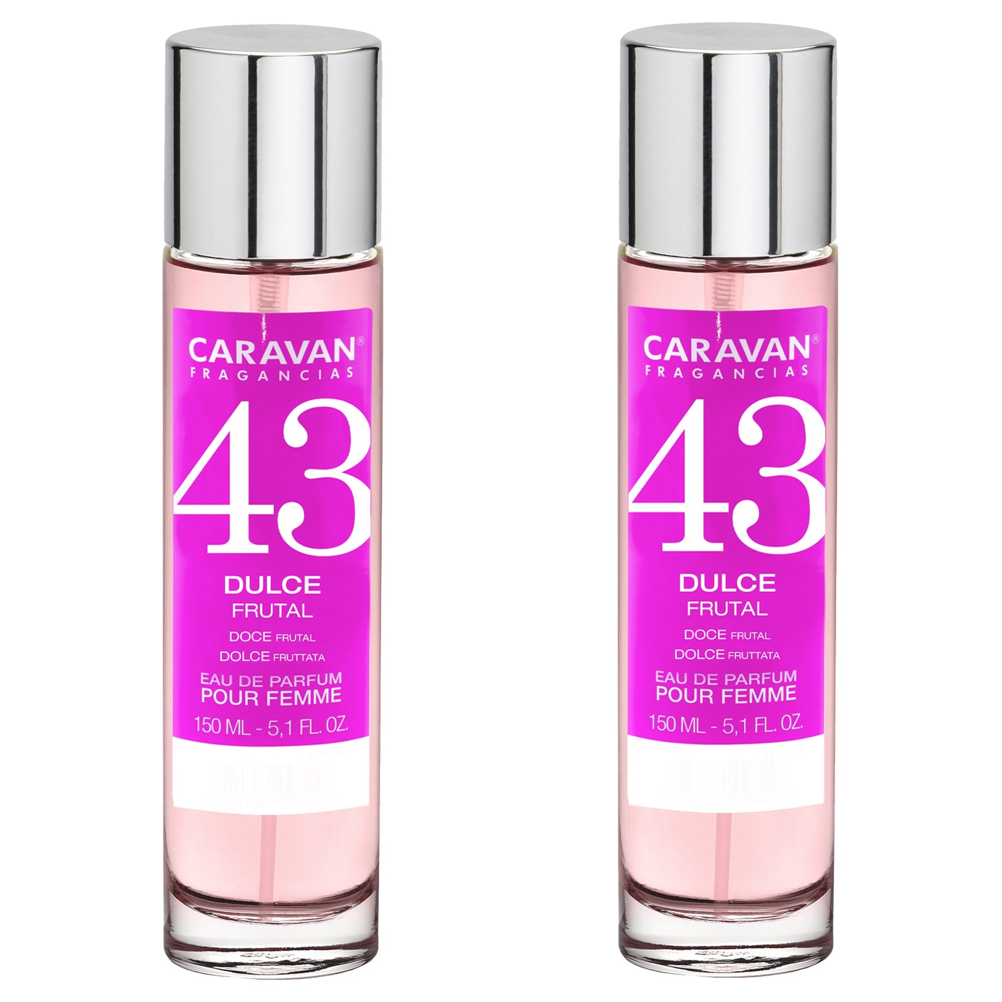 Caravan fragancias set de 2 frascos perfume de mujer nº43, de 150 ml