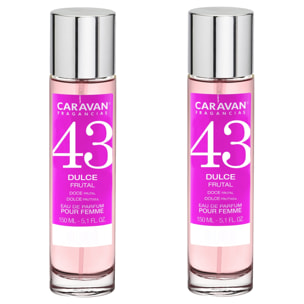 Caravan fragancias set de 2 frascos perfume de mujer nº43, de 150 ml