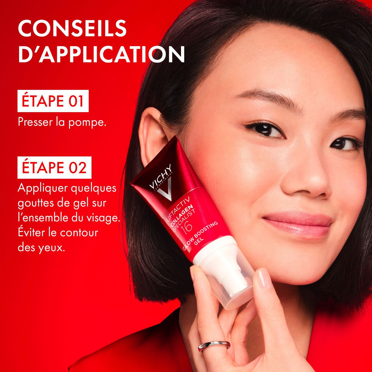 Liftactiv - Gel Visage Booster d'Hydratation et d'Éclat Effet Repulpant 50 ml
