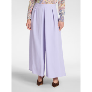 Elena Mirò - Pantalones palazzo de cady - Violeta