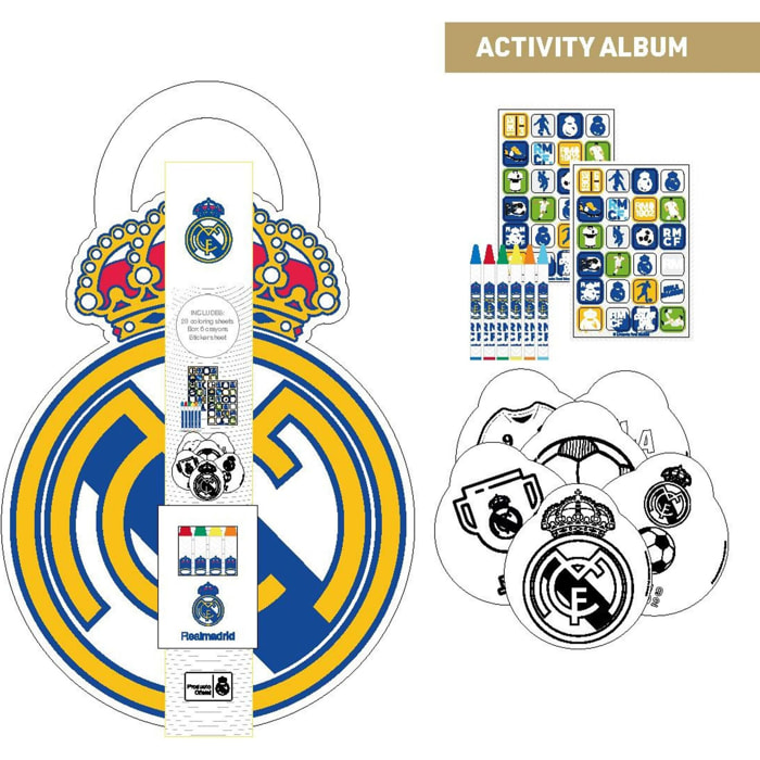 Album Actividades Coloreable Real Madrid