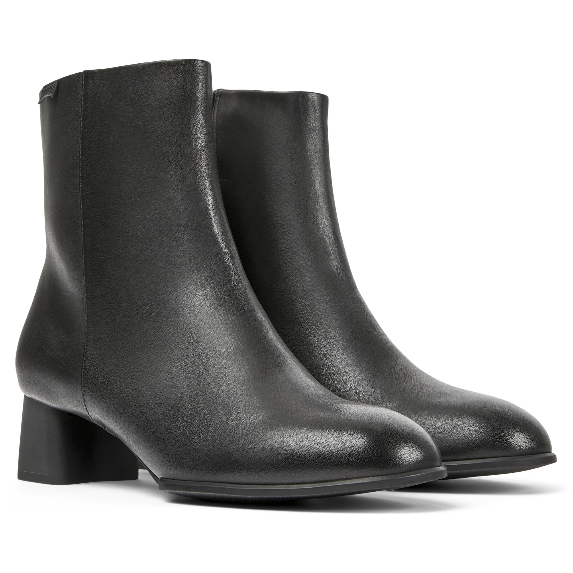 Botines - CAMPER Katie - Negro - Cuero liso