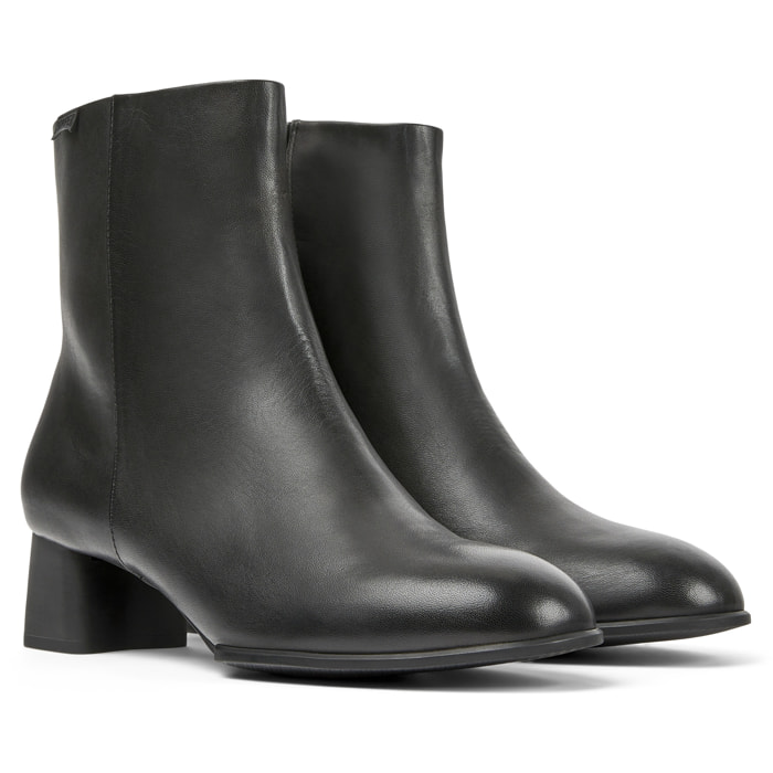 Botines - CAMPER Katie - Negro - Cuero liso