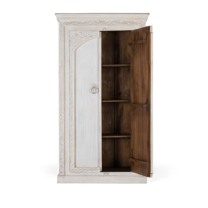 Armario de Madera de Mango 100 Cm Estilo Mediterráneo Moderno