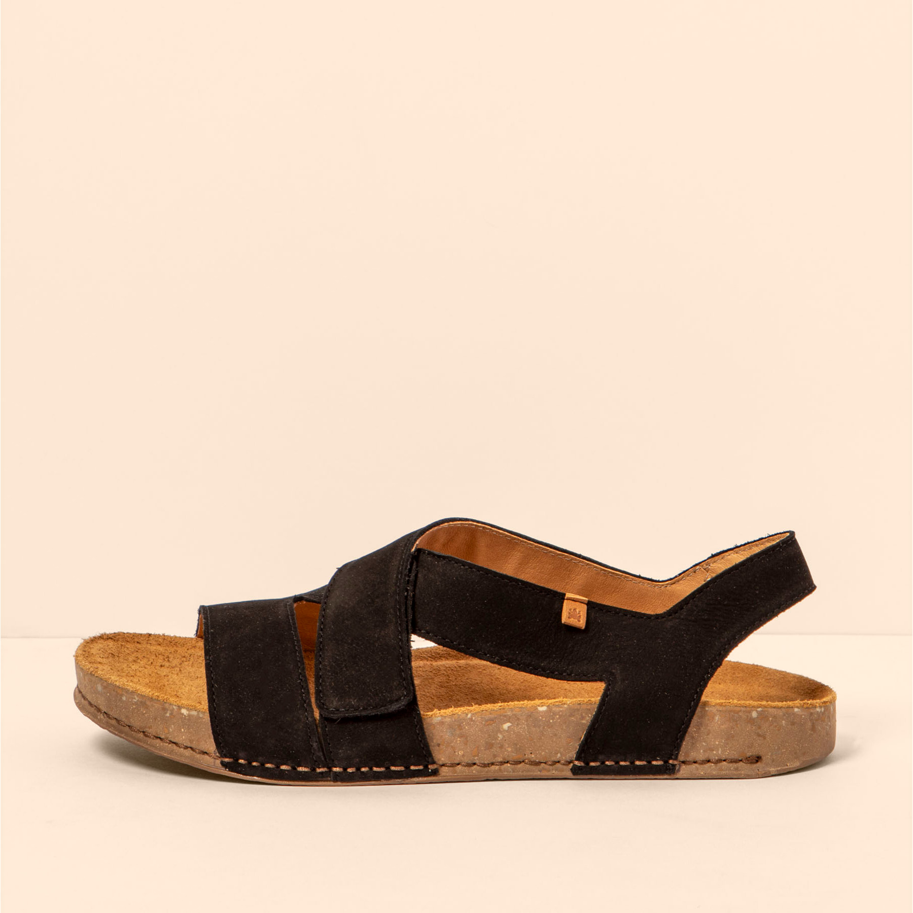 Sandalias N5799 NOBUCK LAVADO BLACK / BALANCE color Black