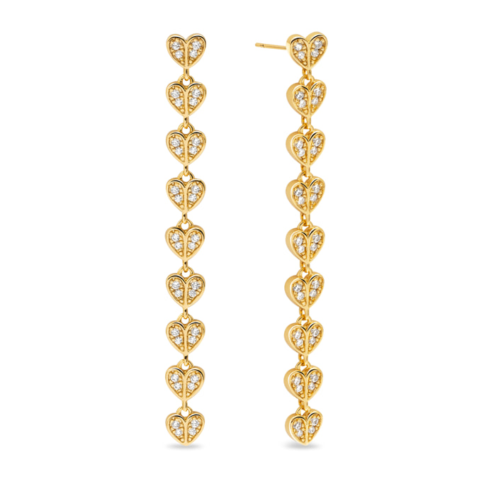 Orecchino In Love Placcato Oro