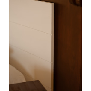 Tête de lit en bois DM blanc en différentes tailles