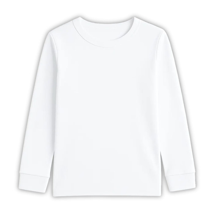 Camiseta Niño M/L Canale 1X1 Blanco Talla 10