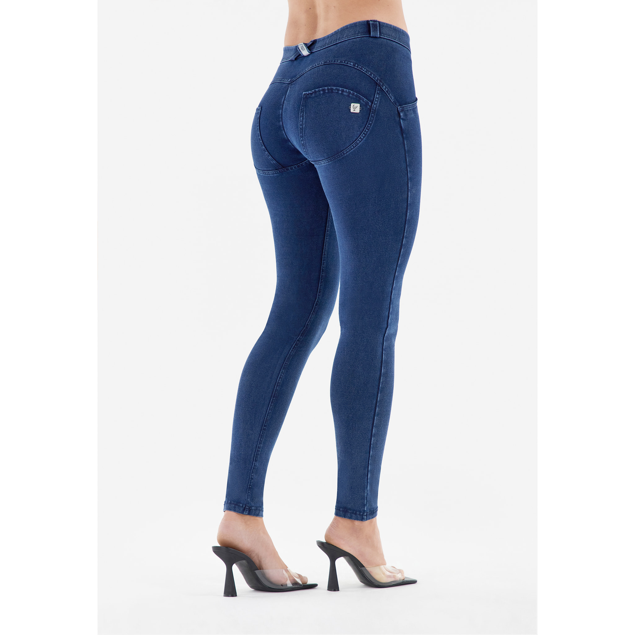 Jeggings push up WR.UP® skinny in cotone organico