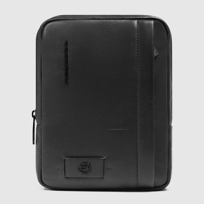 Piquadro Borsello piccolo in pelle porta iPad®mini, schermato con protezione RFID