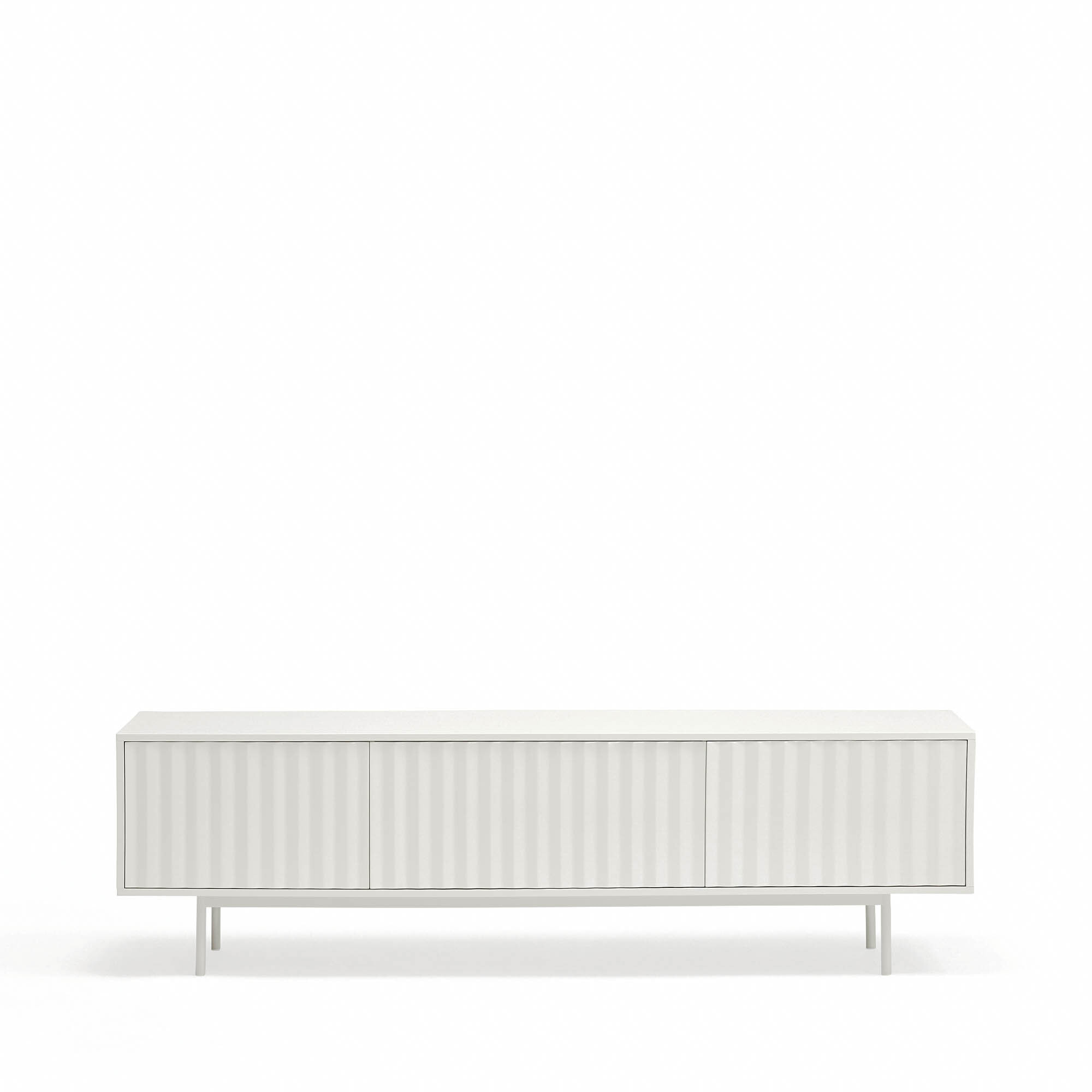 Mueble de televisión Sierra 3 puertas blanco