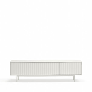 Mueble de televisión Sierra 3 puertas blanco