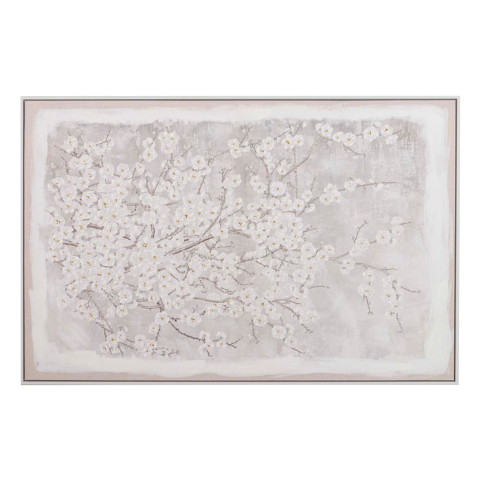 Cuadro Almendro 80% Pintado A Mano 120x4x80 Cm