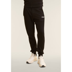 Tuta uomo zip e collo alto in cotone Interlock