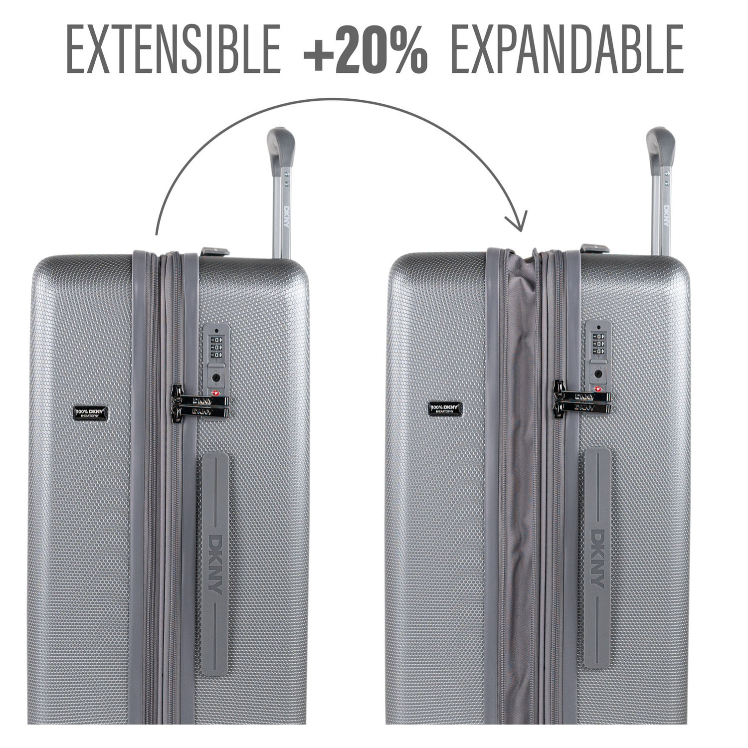 Juego De Maletas Pc Dkny Dkny-3103 Simply Put Plata