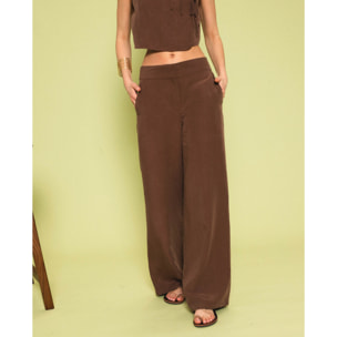 Pantalón con corte fluido