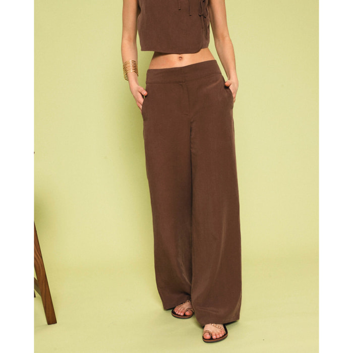 Pantalón con corte fluido