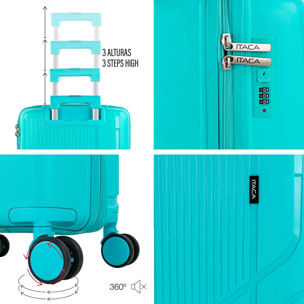 Juego De Maletas Rígidas Pp Itaca 761300 Viaje Pp Itaca Turquesa
