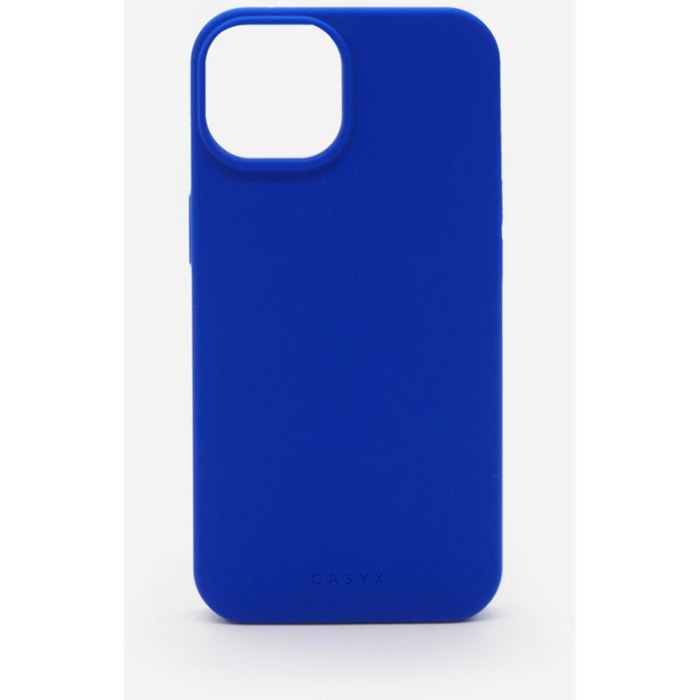 Coque CASYX iPhone 15 Plus Magsafe Bleu Majorelle