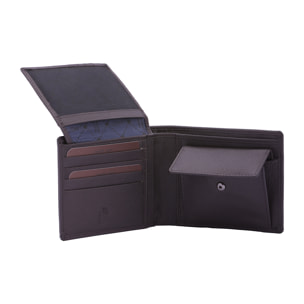 Portafoglio  da uomo In Vera pelle Made in Italy 10x12x2,5 cm