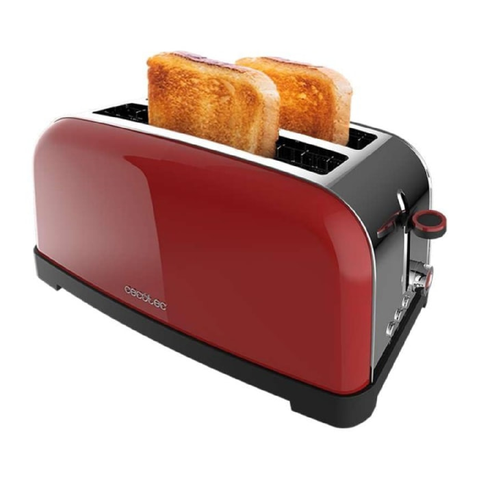 Cecotec Grille-pain vertical Toastin' time 1500 Red Lite
