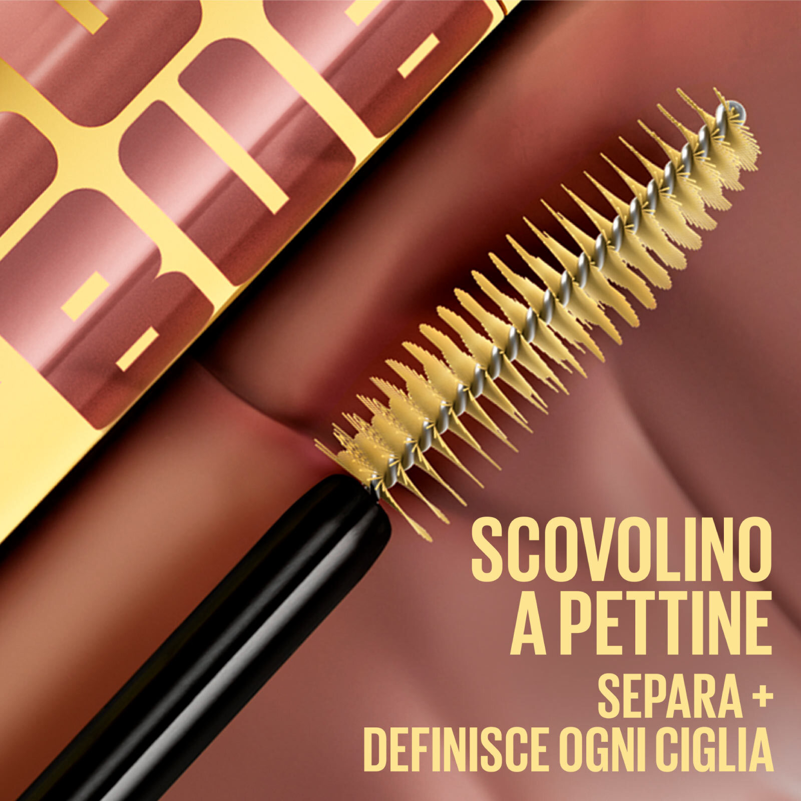 Mascara Very Black Colossal Bubble Volumizzante a Lunga Tenuta con Scovolino a Pettine