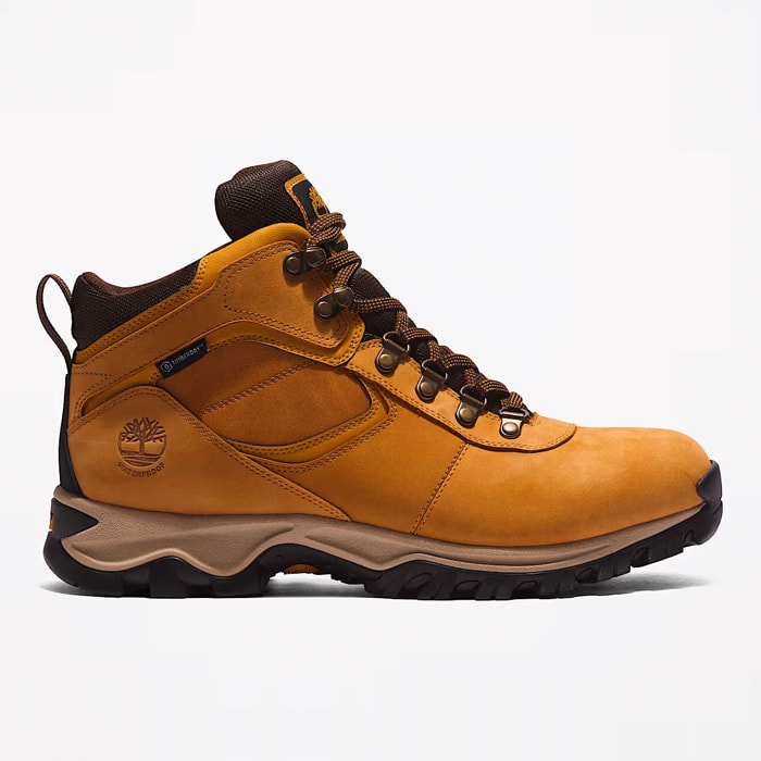 Sneakers altas - camel y marrón