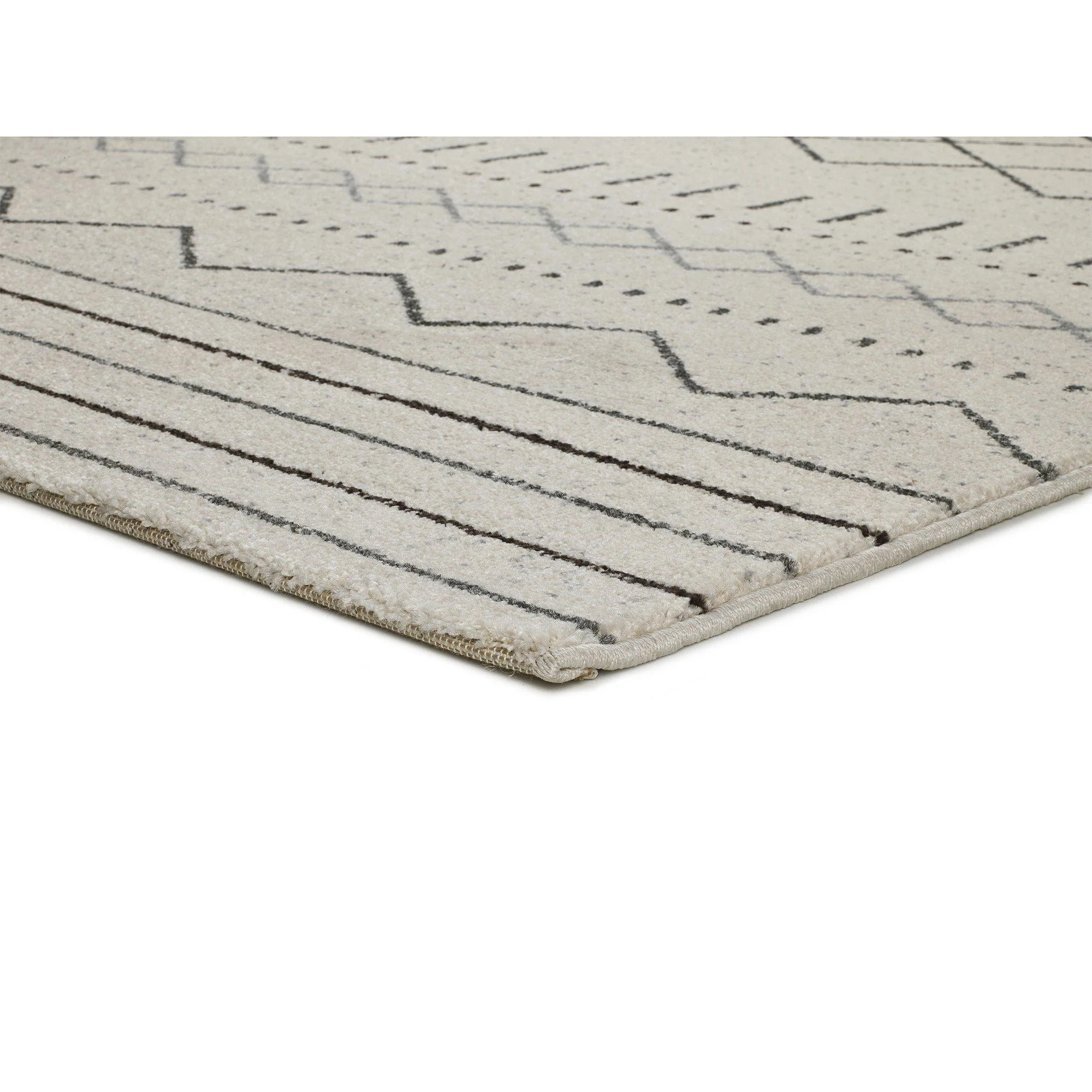 AKKA Alfombra Ã©tnica en blanco, varias medidas disponibles