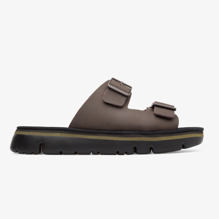 Sandalias Oruga - cuero - marrón y negro