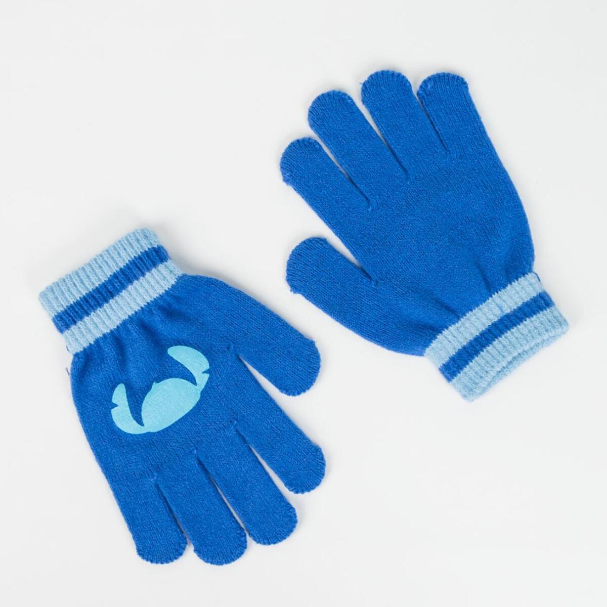 Set gorro y guantes infantil unisex "Stitch"
