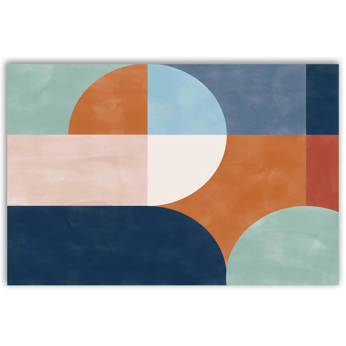 Tableau Palette colorée inspiration Bauhaus Toile imprimée