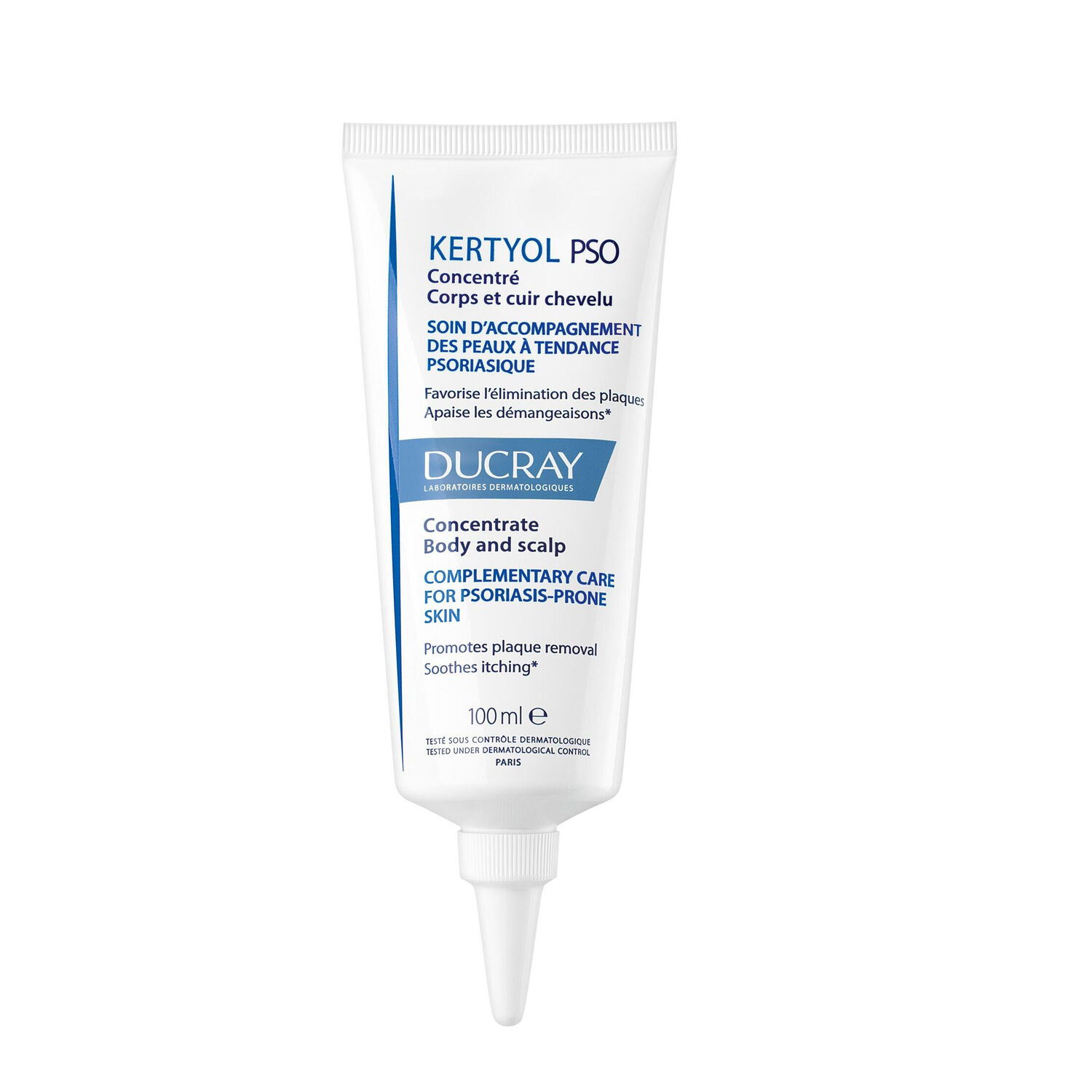 Kertyol Pso - Concentré Anti-Démangeaison Corps et Cuir Chevelu 100 ml