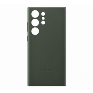 Coque SAMSUNG S23 Ultra cuir Vert