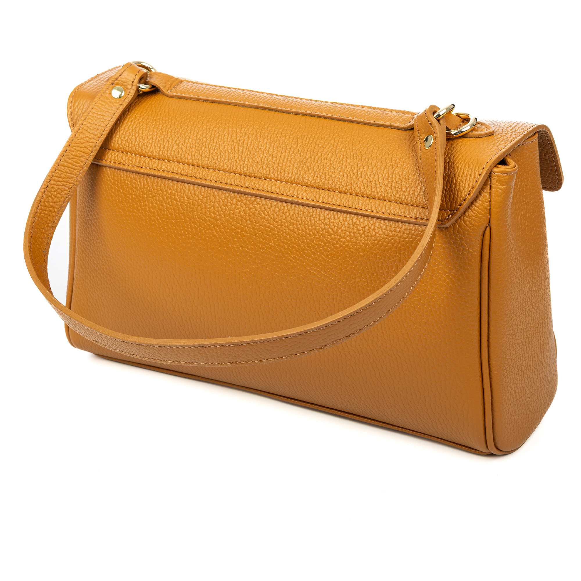 Azeglio borsa a tracolla donna. Pelle autentica Dollaro.