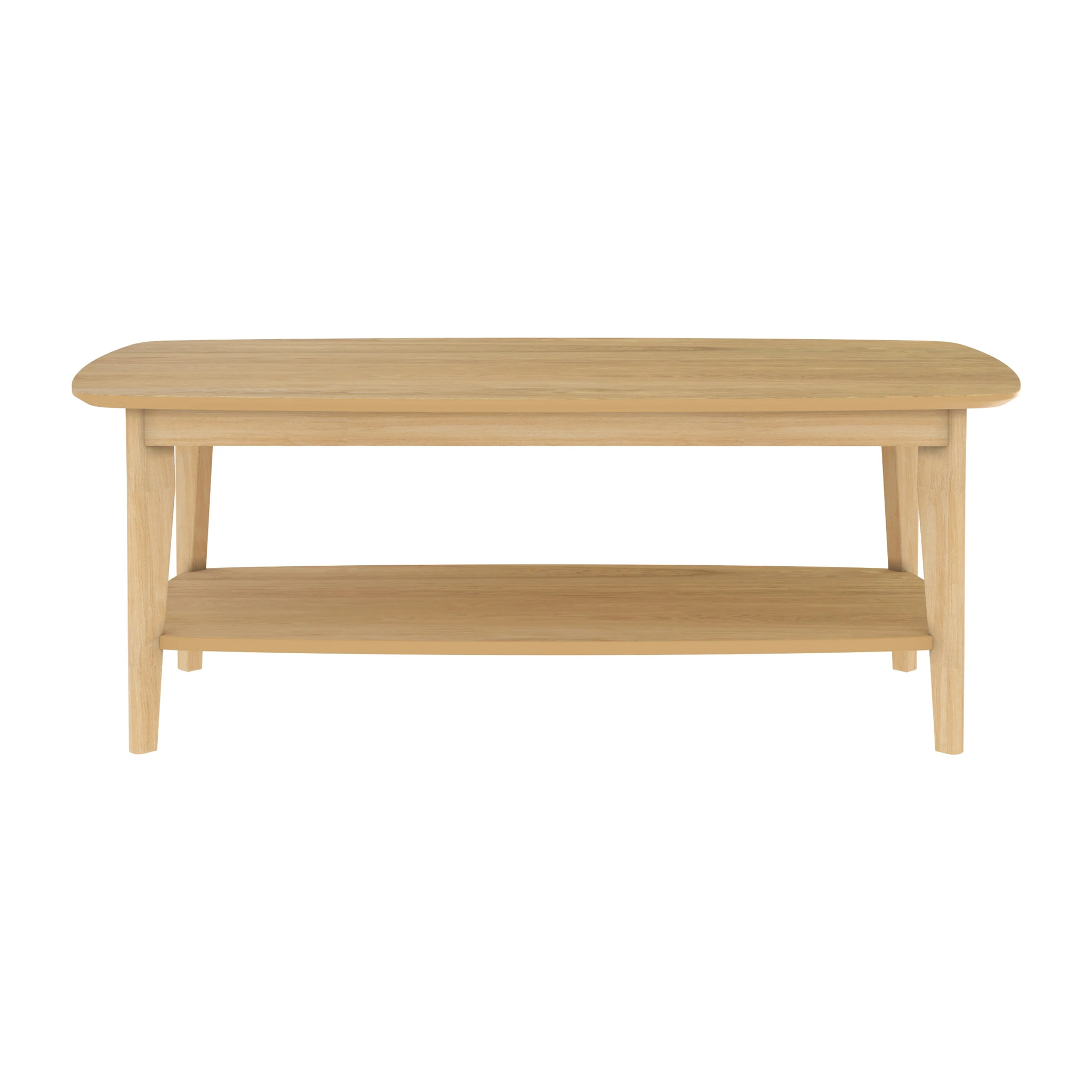 Table basse rectangulaire en bois clair - Sadi