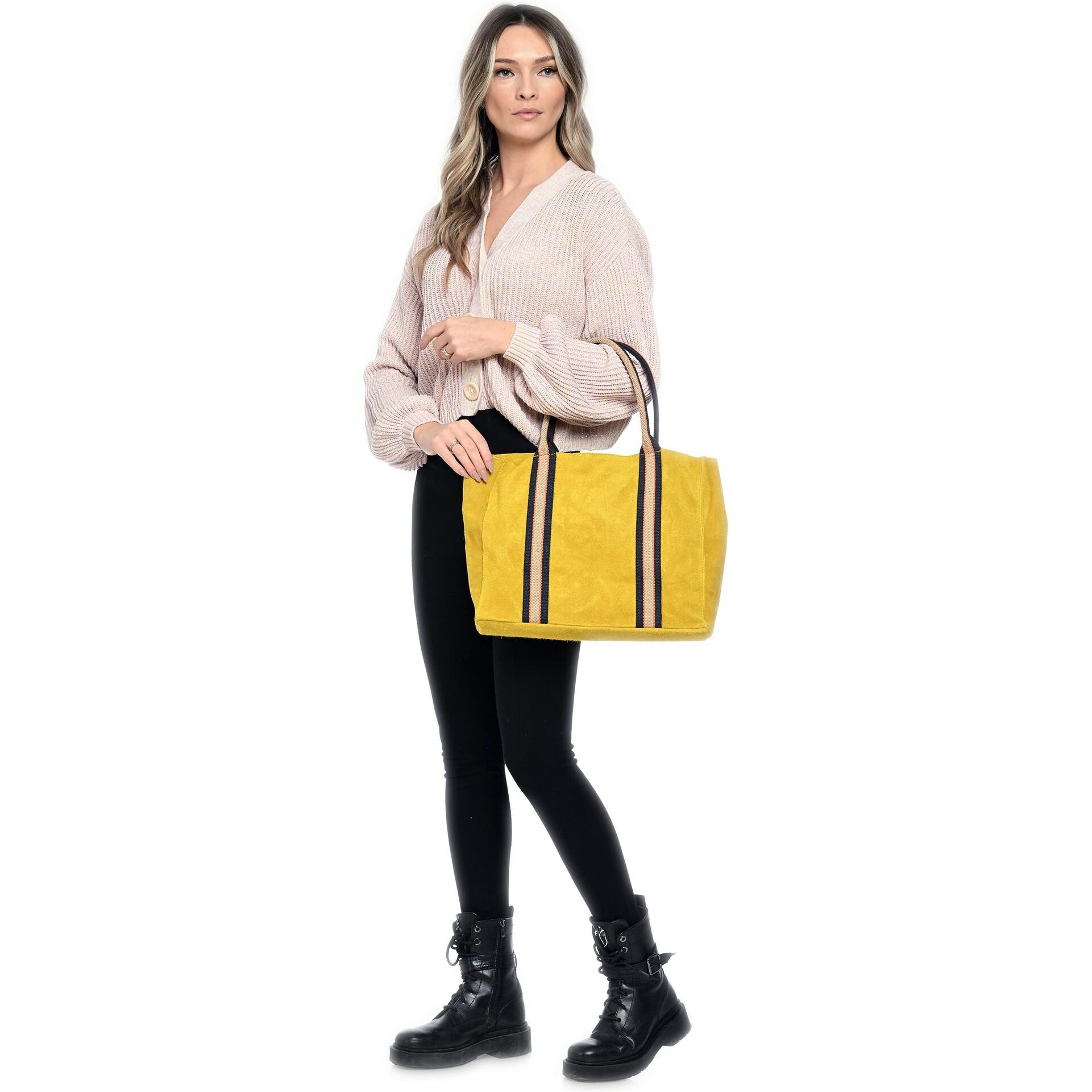 Borsa a mano Isabella Rhea Giallo