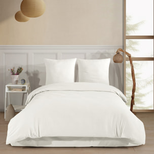 Parure de lit Flanelle de coton blanc