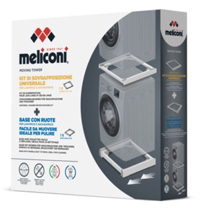 Kit de superposition MELICONI avec base mobile "Moving Tower"