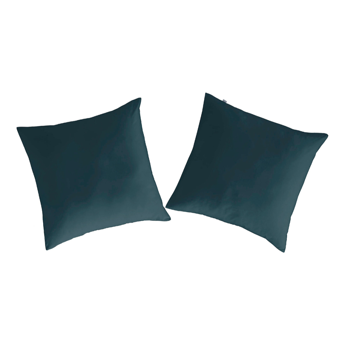 2 Fundas de almohada 100% algodón CASUAL azul oceano. Varios tamaños disponibles