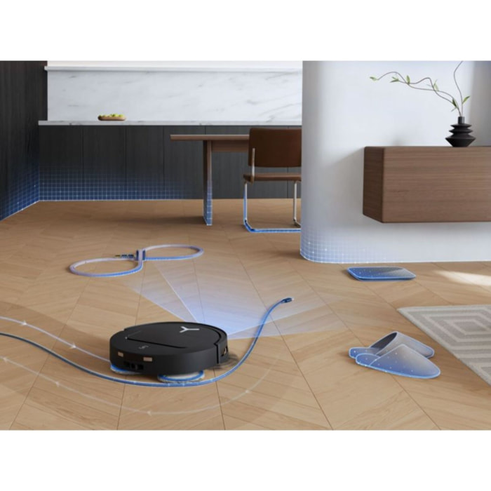 Robot Aspirateur Laveur ECOVACS Deebot T50 Pro Omni Gen 2 EU noir