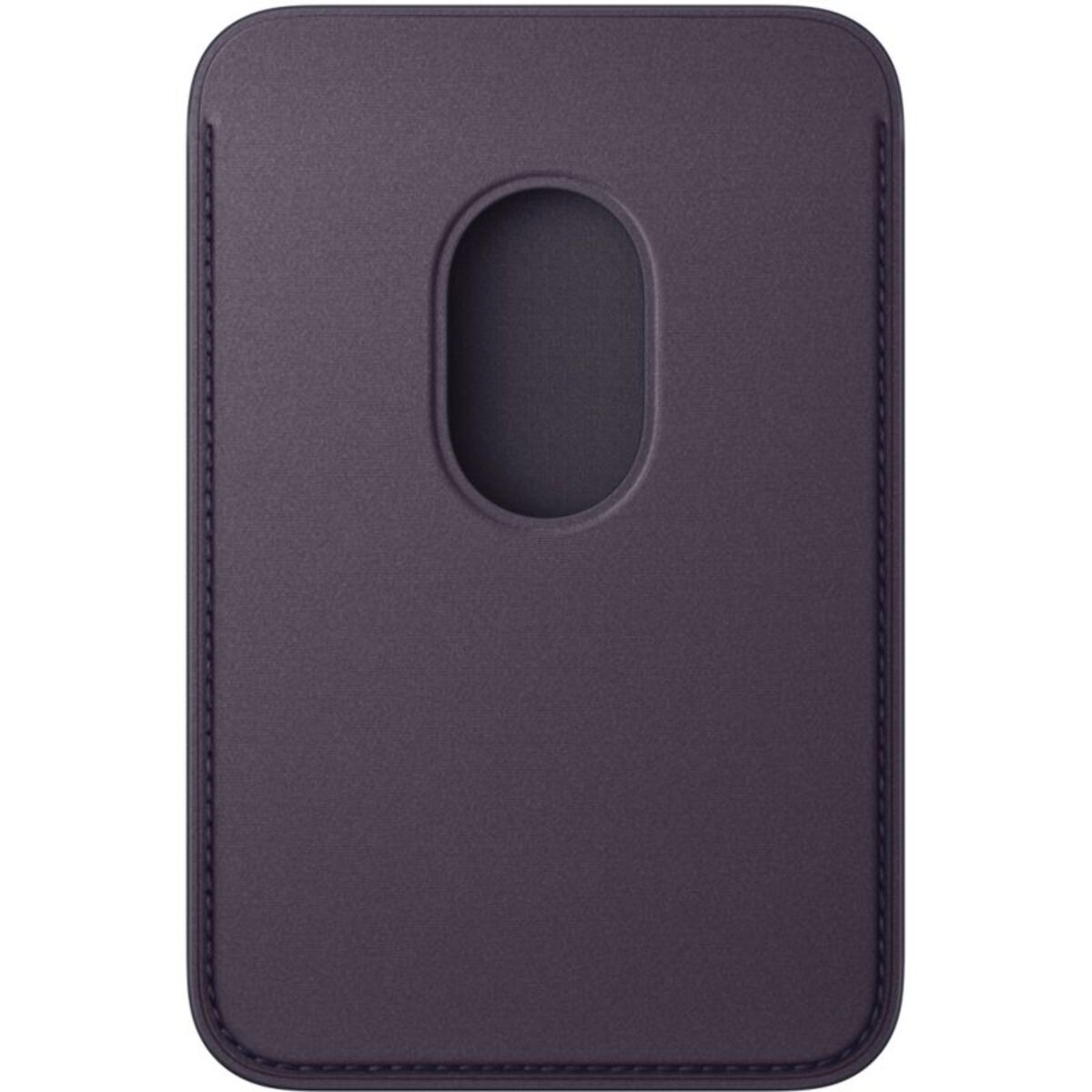 Porte-cartes APPLE MagSafe tissage fin Violet Nuit