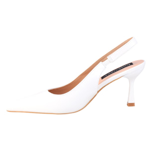 Decolletè in simil pelle tacco 7 cm