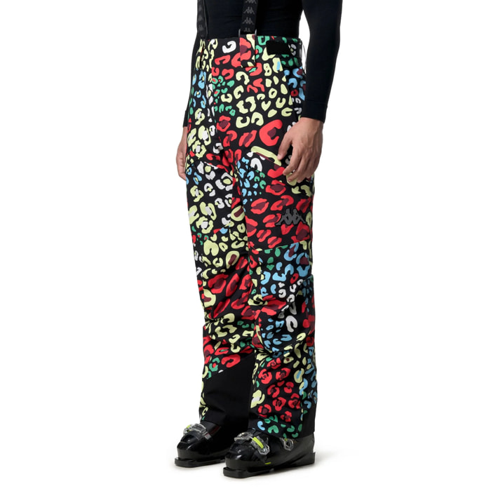 Pantaloni Kappa Uomo Donna 6Cento 622Cg Premium Nero